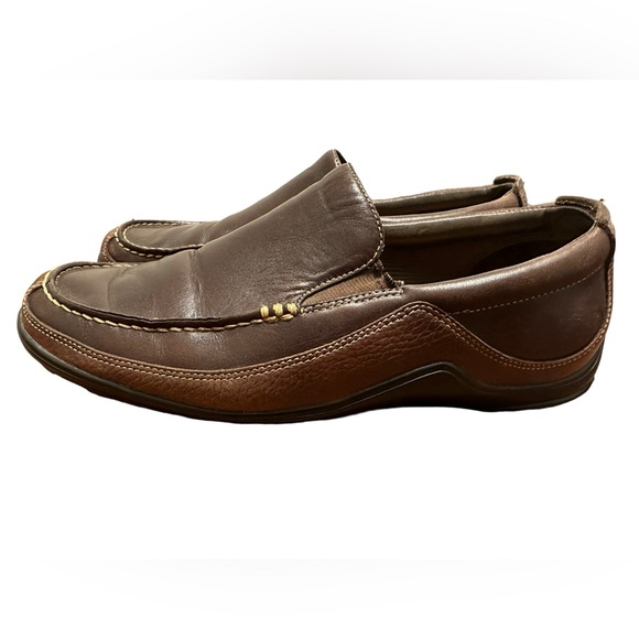 Cole Haan Tucker Venetian Dark Slip on Leather Shoe Loafers Mens Sz 9.5W‎ main image 7